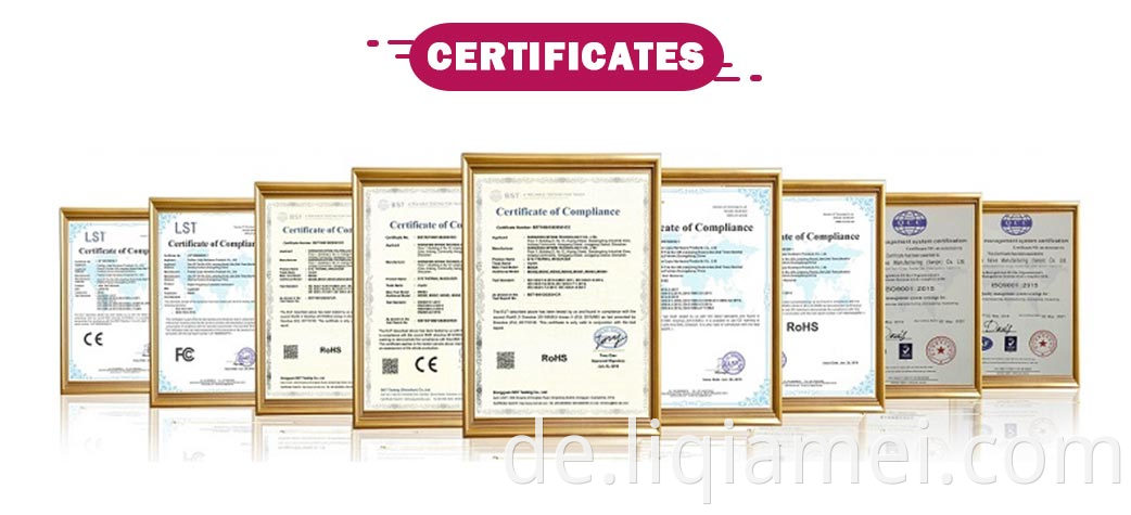 Our Certificates